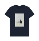 Navy Blue Printed T-shirt Front
