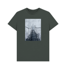 Dark Grey Printed T-shirt Front