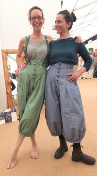 High Waisted Trousers  | Blue