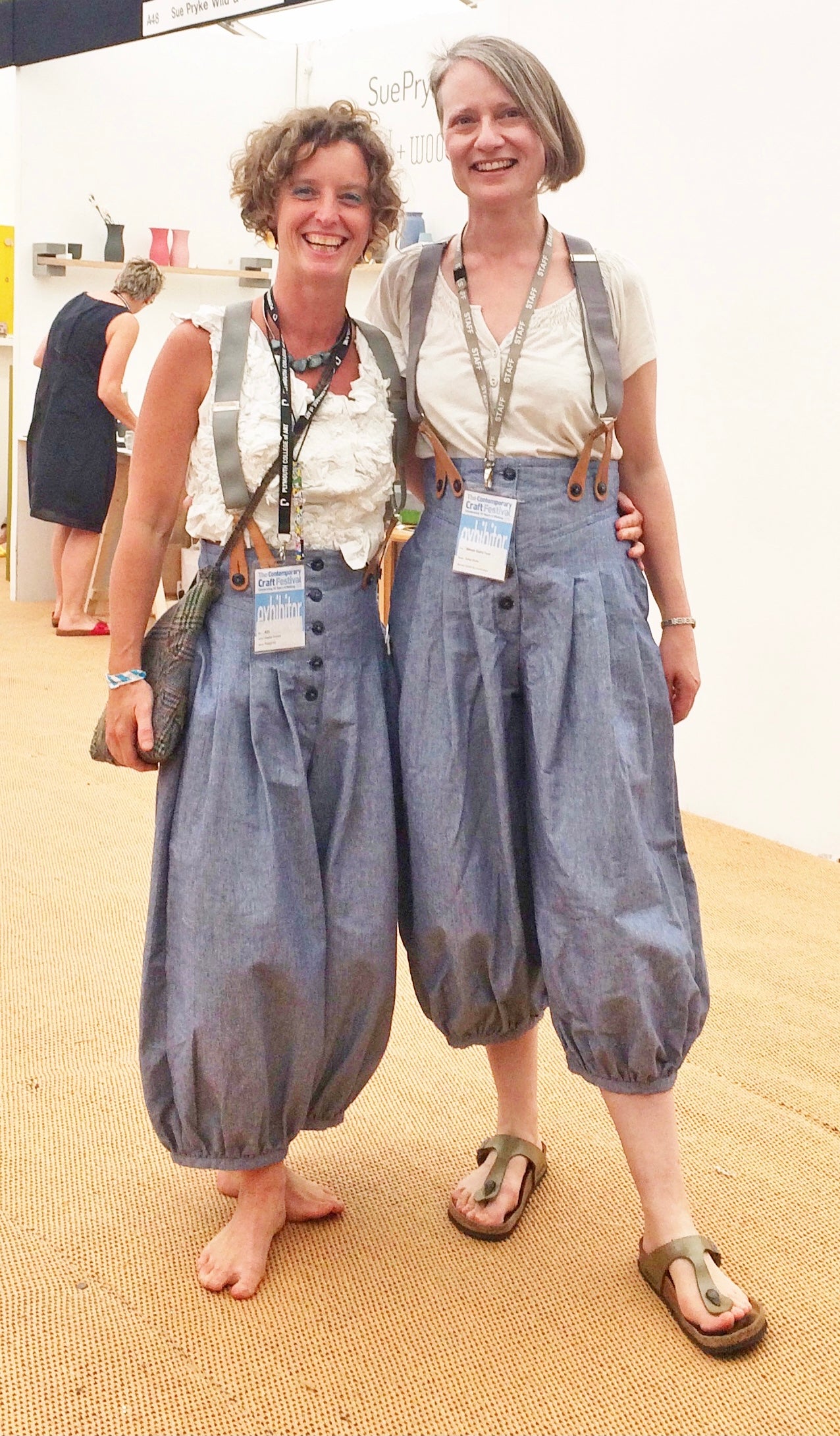 High Waisted Trousers  | Blue