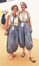 High Waisted Trousers  | Blue