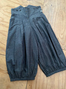 High waisted trousers - Horizontal stripe