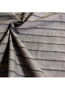 High Waisted Trousers – Black Stripe